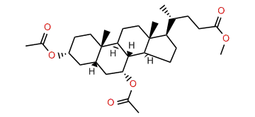 Methyl 3,7-bis(acetyloxy)-cholan-24-oate